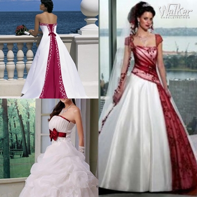 vestido de noiva vermelho 2015